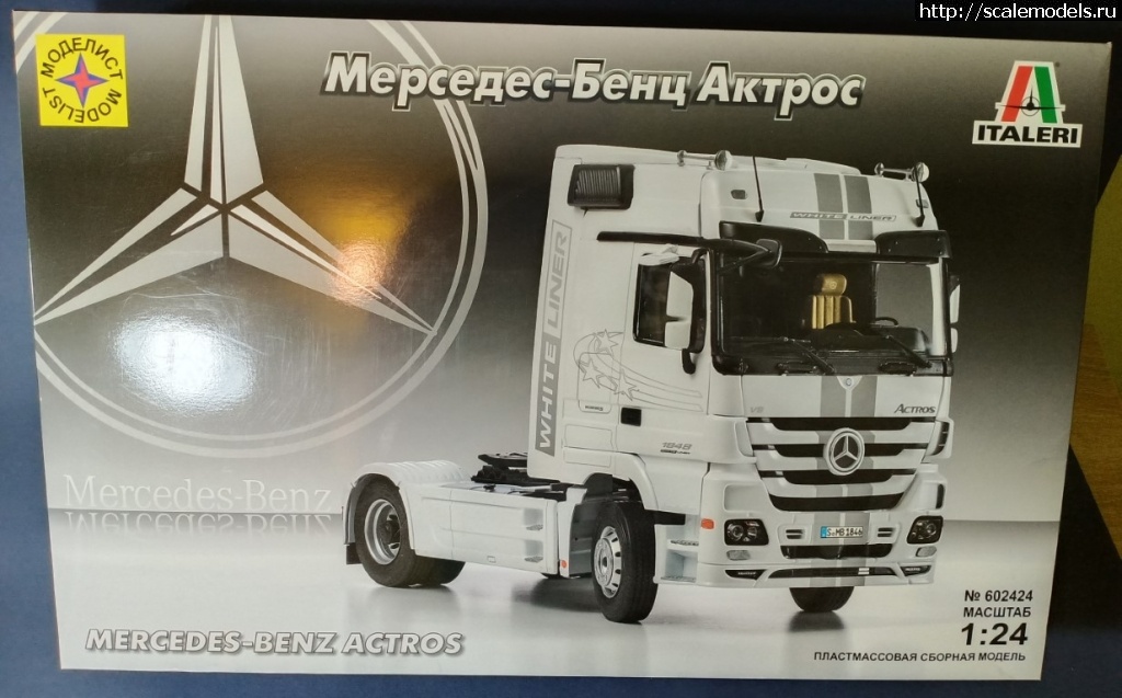 1575207650_1.jpg : Mercedes Benz Actros 1/24 "" +  / Mercedes Benz Actros 1/24 "" +   