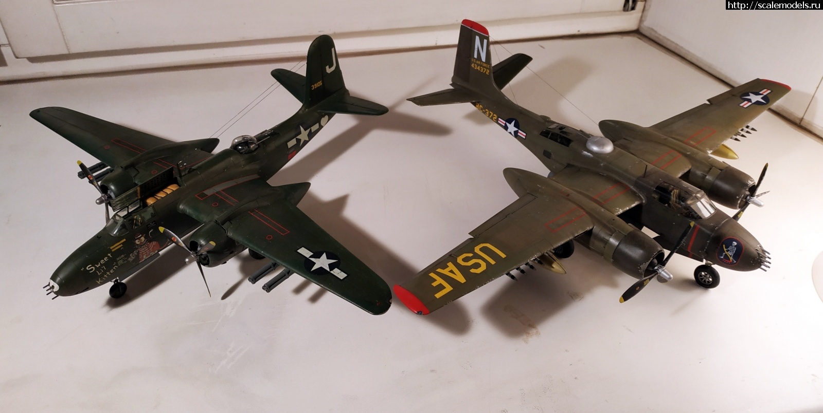 1575224349_H_eqJlOokdg.jpg : #1587200/ ICM B-26B-50 "Invader" 1/48   