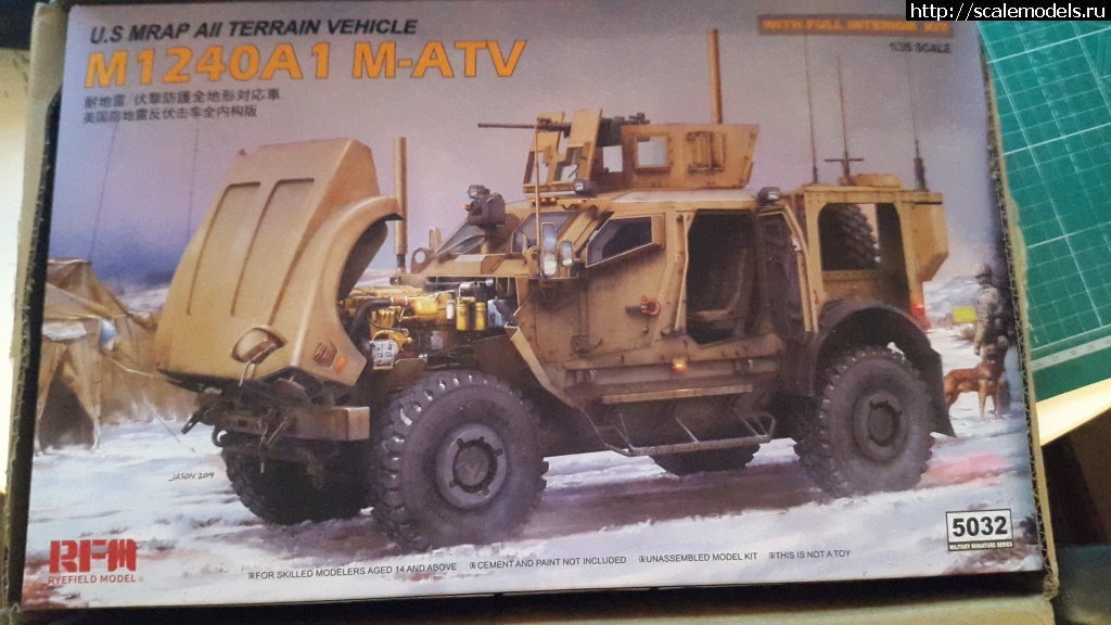 1575294931_20191202_154952.jpg :  1/35 RFM MODEL-5032 M1240A1 M-ATV   