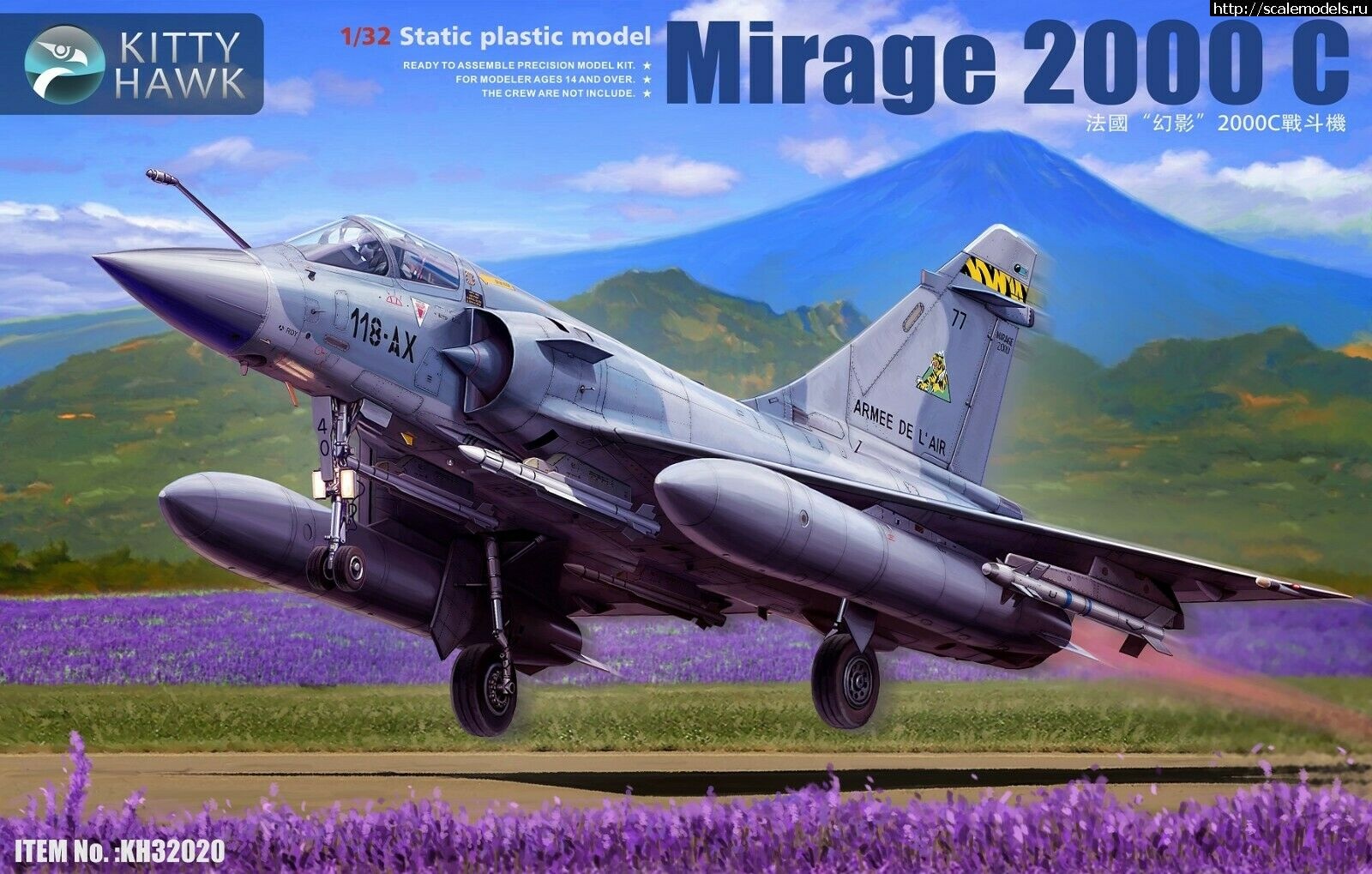 1577099392_76713952_2682110671841202_9071898620613099520_o.jpg :  Kitty Hawk 1/32 Mirage 2000C -   