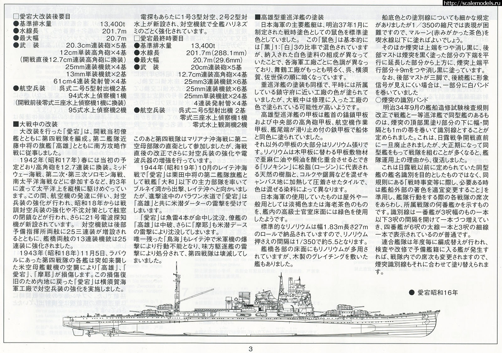 1578654913_inst-3.jpg : #1593973/ Aoshima 1/350   Atago 1944 Updated Edition  