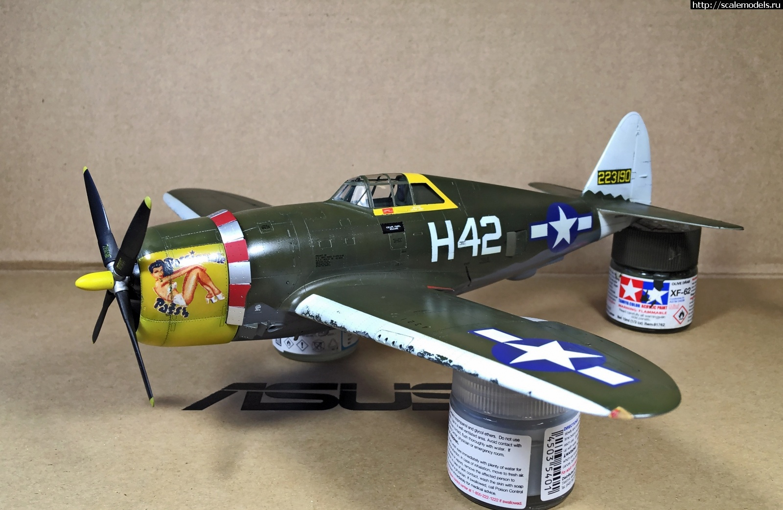 1579455107_IMG_4219.jpg : #1596235/ Tamiya 1/48 P-47,D-16. Thunderbolt.    .  