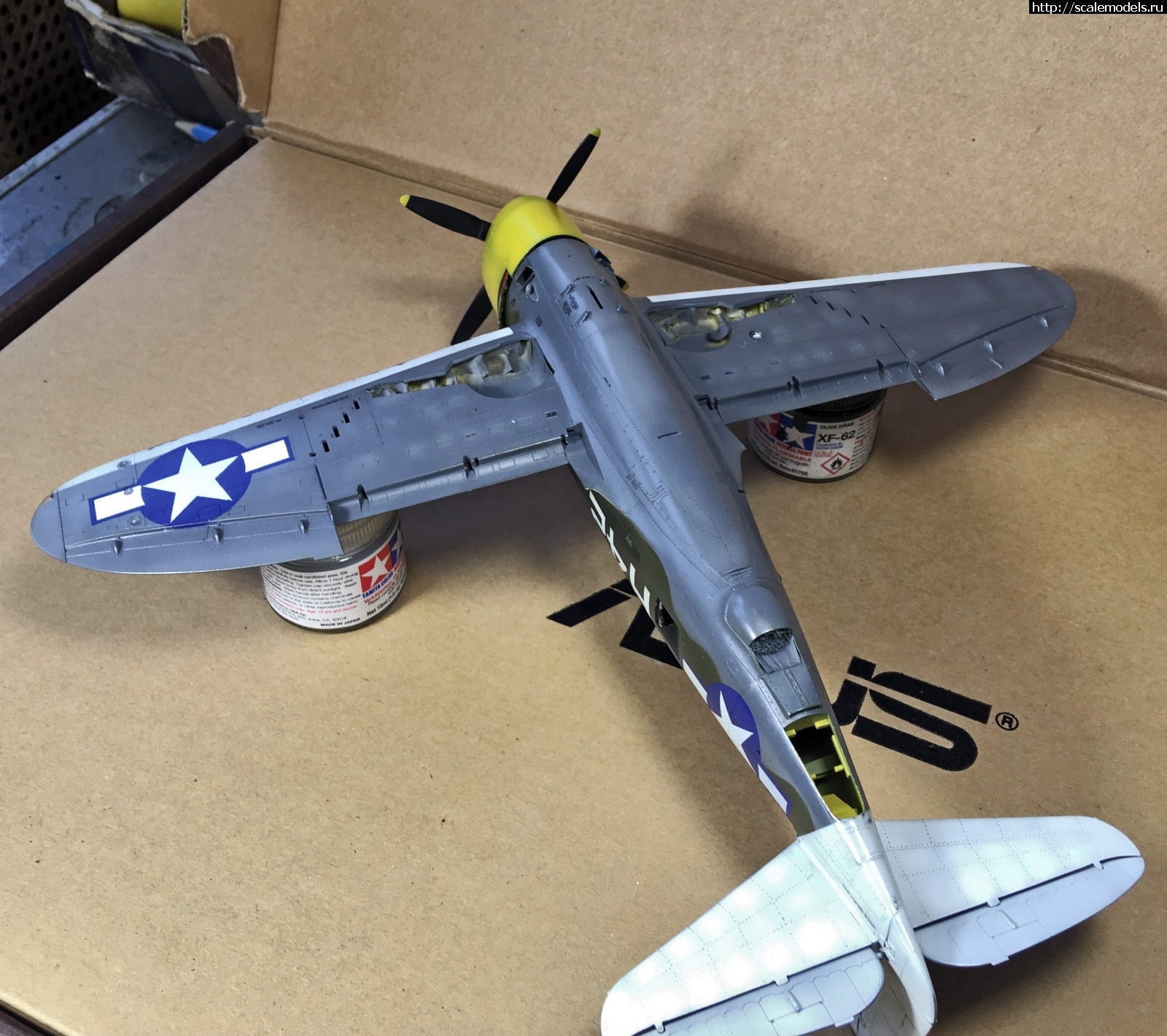 1579455145_IMG_4227.jpg : #1596235/ Tamiya 1/48 P-47,D-16. Thunderbolt.    .  