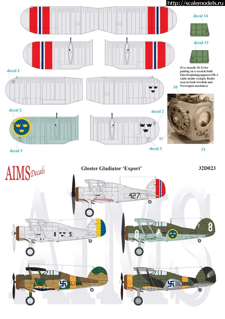 1579522219_82620155_2891830637535466_2803307798136356864_o.jpg :  1/32 AIMS Models Gloster Gladiator  