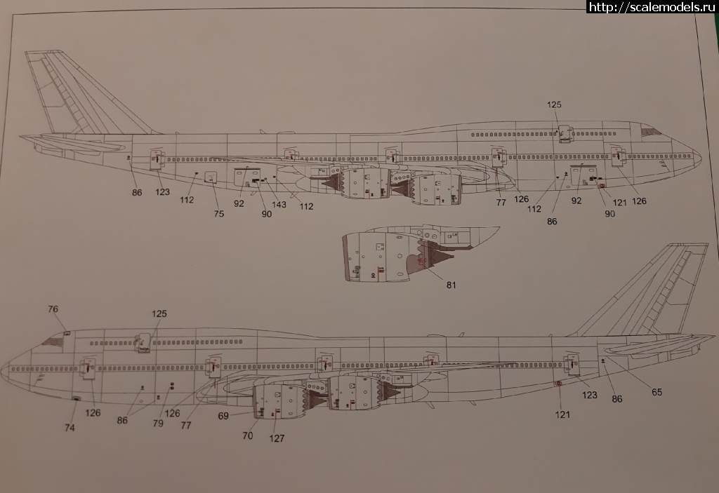 1579552558_F7M2NrfC5J0.jpg :  UpRise:  Boeing 747-800i Lufthansa Zvezda 1:144  