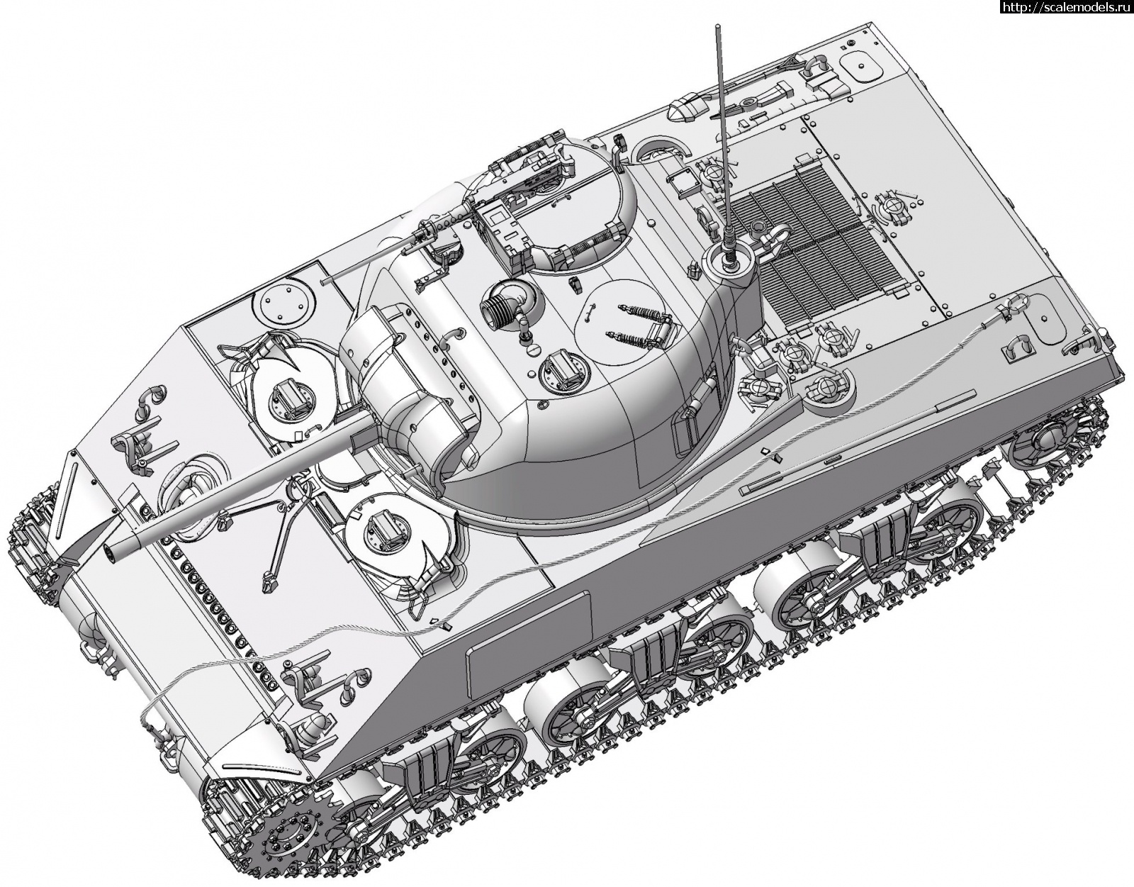 1580307663_83481760_2148541268581999_6983863616411795456_o.jpg :   1/35   M42(75) Sherman - 3D-  