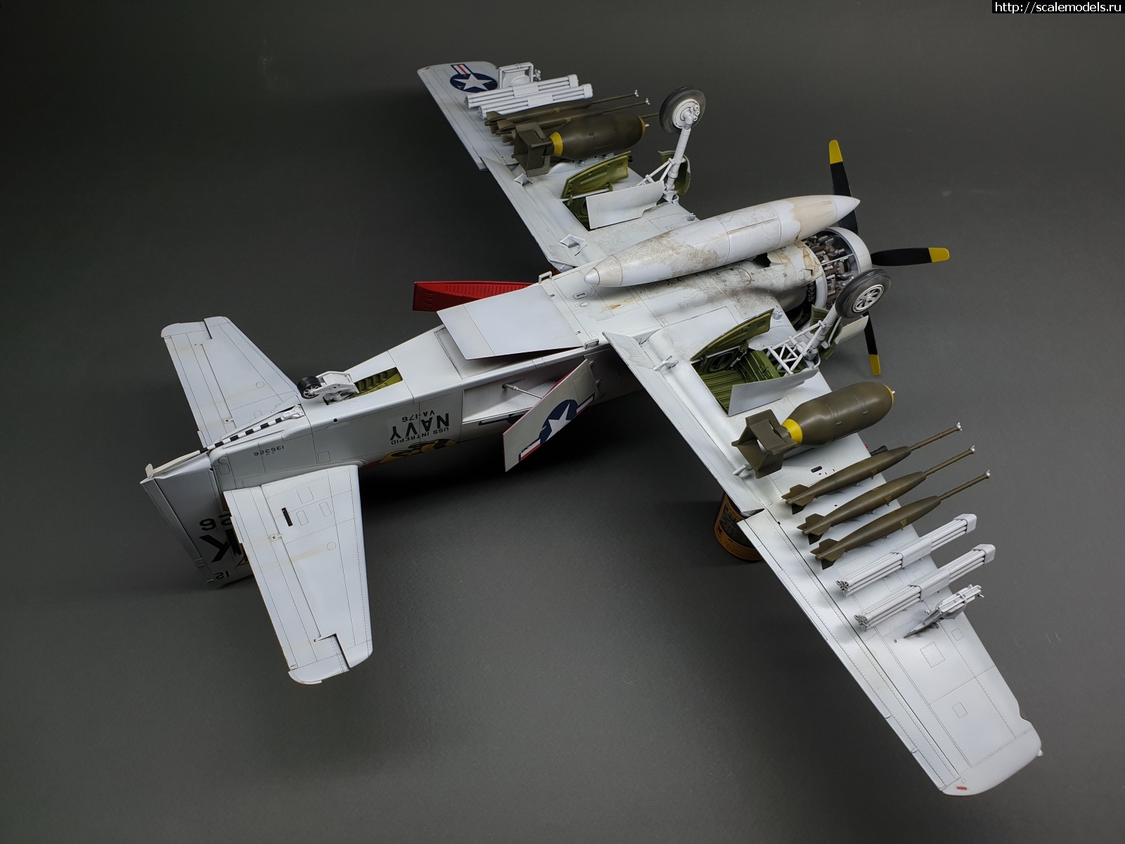 1581262795_20200209_181452.jpg : #1600529/ 1/32 A-1H AD-6 Skyraider TRUMPETER -   