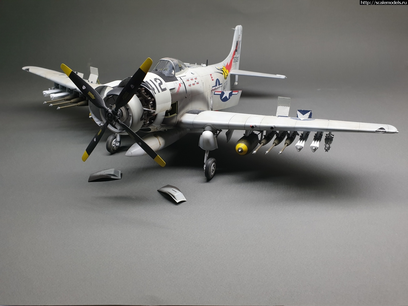 1581262816_20200209_181108.jpg : #1600529/ 1/32 A-1H AD-6 Skyraider TRUMPETER -   