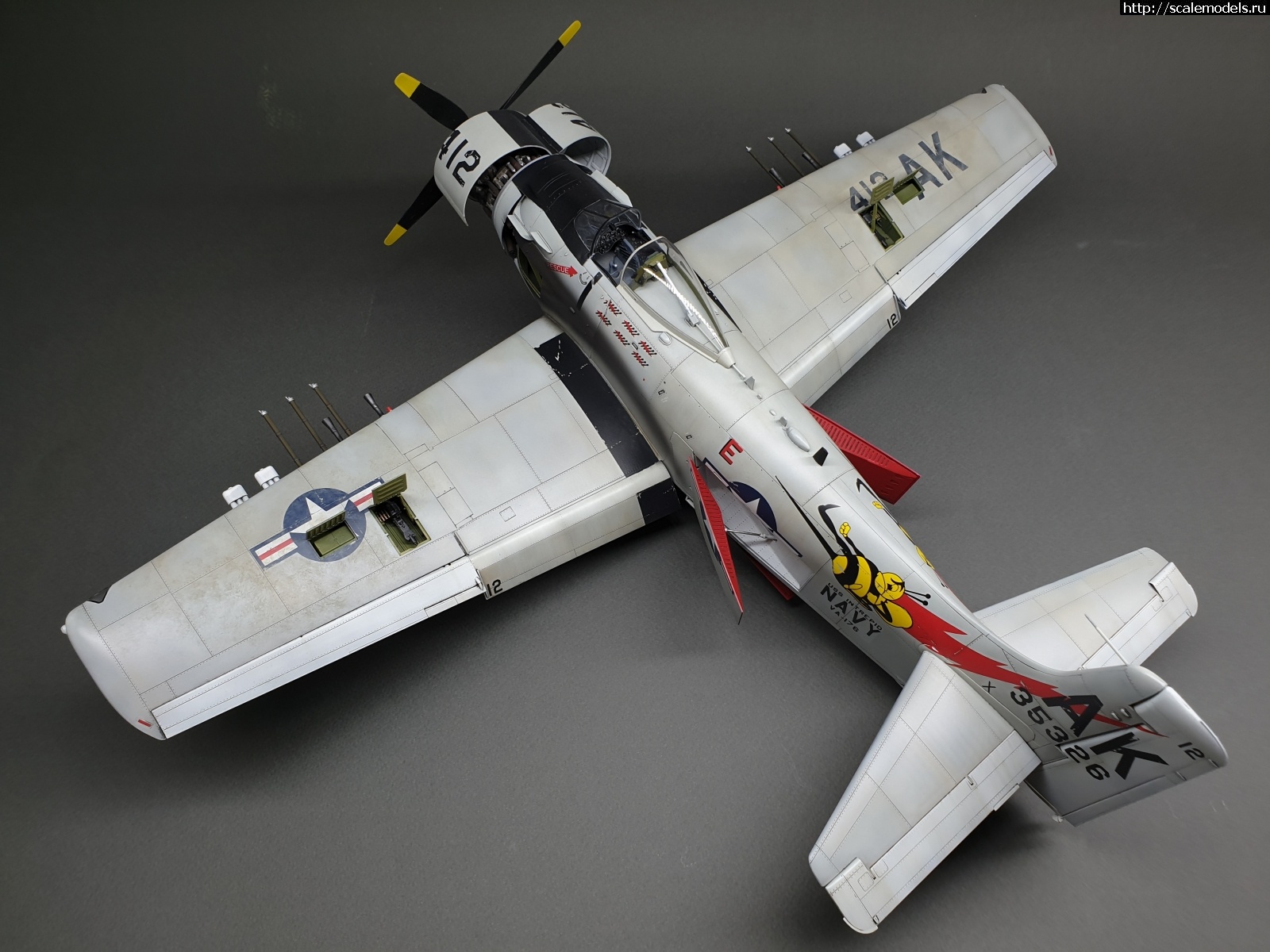 1581262821_20200209_181002.jpg : #1600529/ 1/32 A-1H AD-6 Skyraider TRUMPETER -   