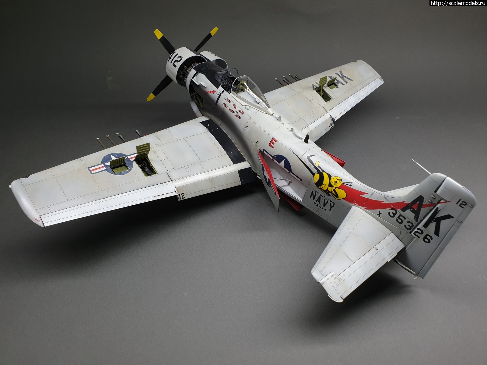 1581488212_21FC39CE-58F2-4BEC-BD82-655AD096196B.jpeg :  1/32 A-1H AD-6 Skyraider  