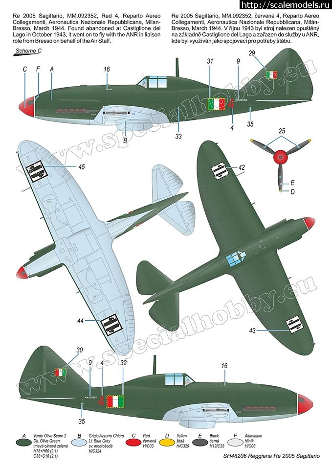 1582285702_86980209_861691837604511_3631827712751960064_o.jpg :  Special Hobby 1/48 Reggiane Re.2005 Sagittario  