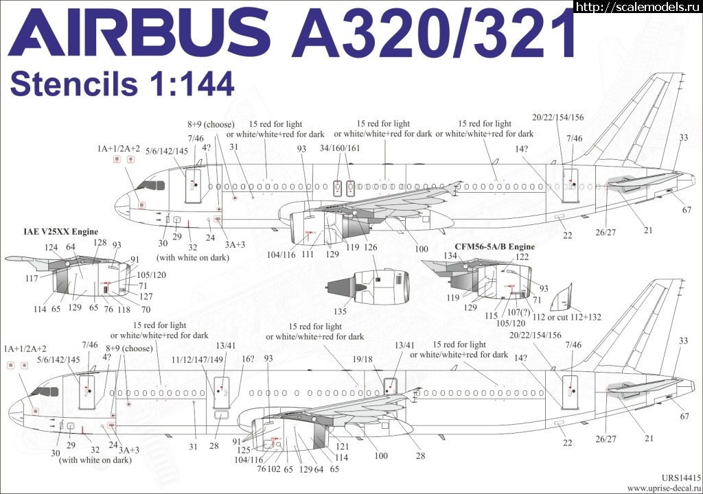 1584647916_Paint-A32X-stencils.jpg :   Uprise Airbus A32x, Boeing 737-800, Mirage 2000  