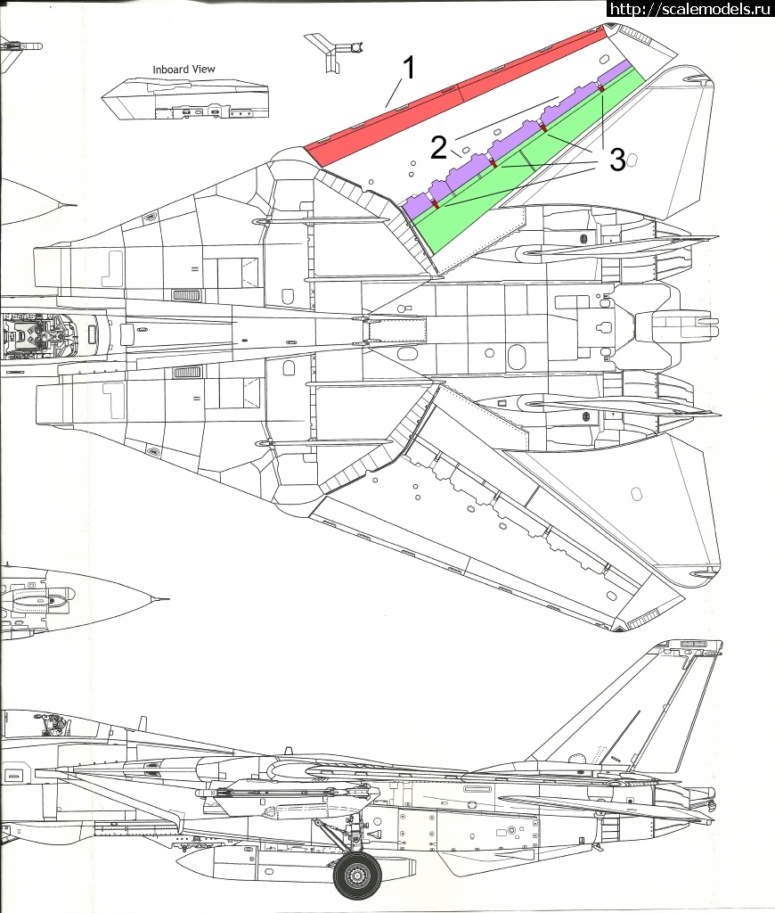 1585923242_0006.jpg : #1610715/ Revell 1/144 F-14A Tomcat(#14040) -   