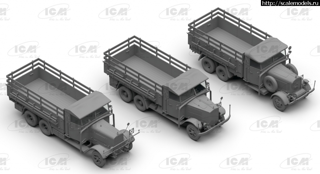 1589366020_ds3508-copy.jpg : ICM   1/35 Wehrmacht 3-axle Trucks   