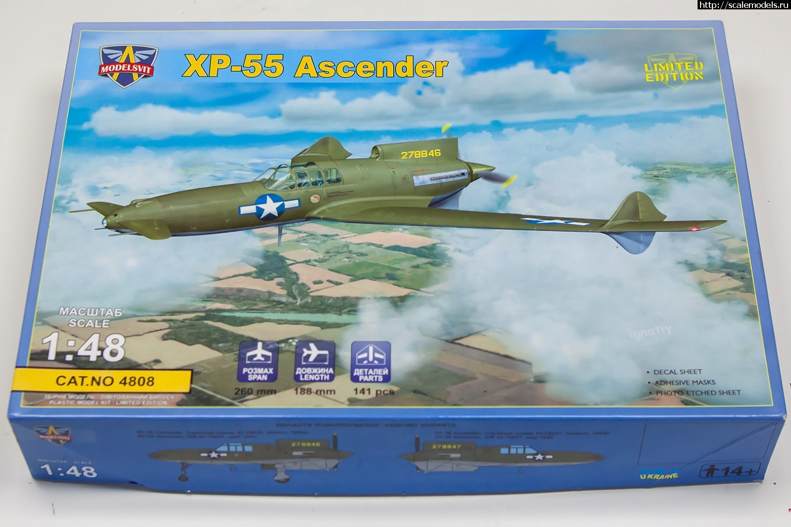 1589883420__MG_4123.jpg : Curtiss XP-55 Ascender (Modelsvit, 1:48)  