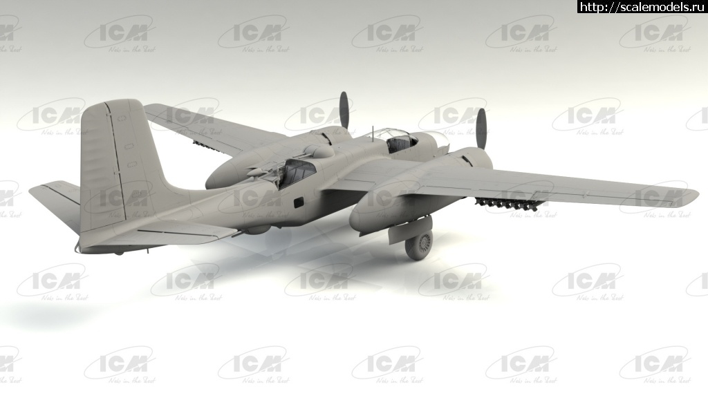 1590565524_148_A-26C-50_R2-copy.jpg :  ICM 1/48 B-26-50 Invader Korean War American Bomber  