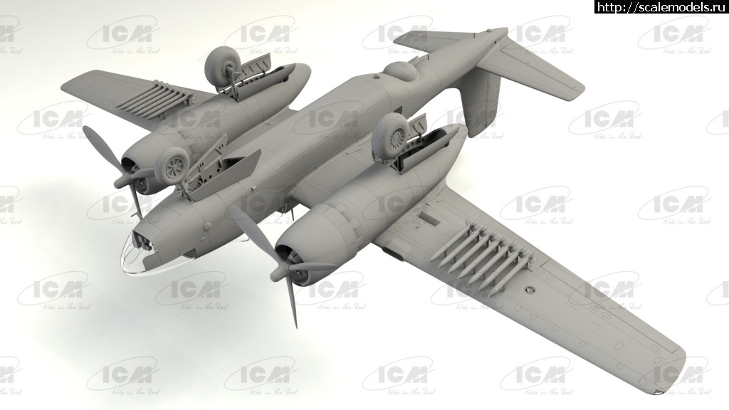 1590565527_148_A-26C-50_R5-copy.jpg :  ICM 1/48 B-26-50 Invader Korean War American Bomber  