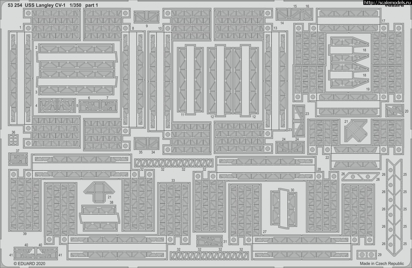 1591301502_53254_1_z1.jpg :  Eduard 1/350 CV-1 Langley detail set  