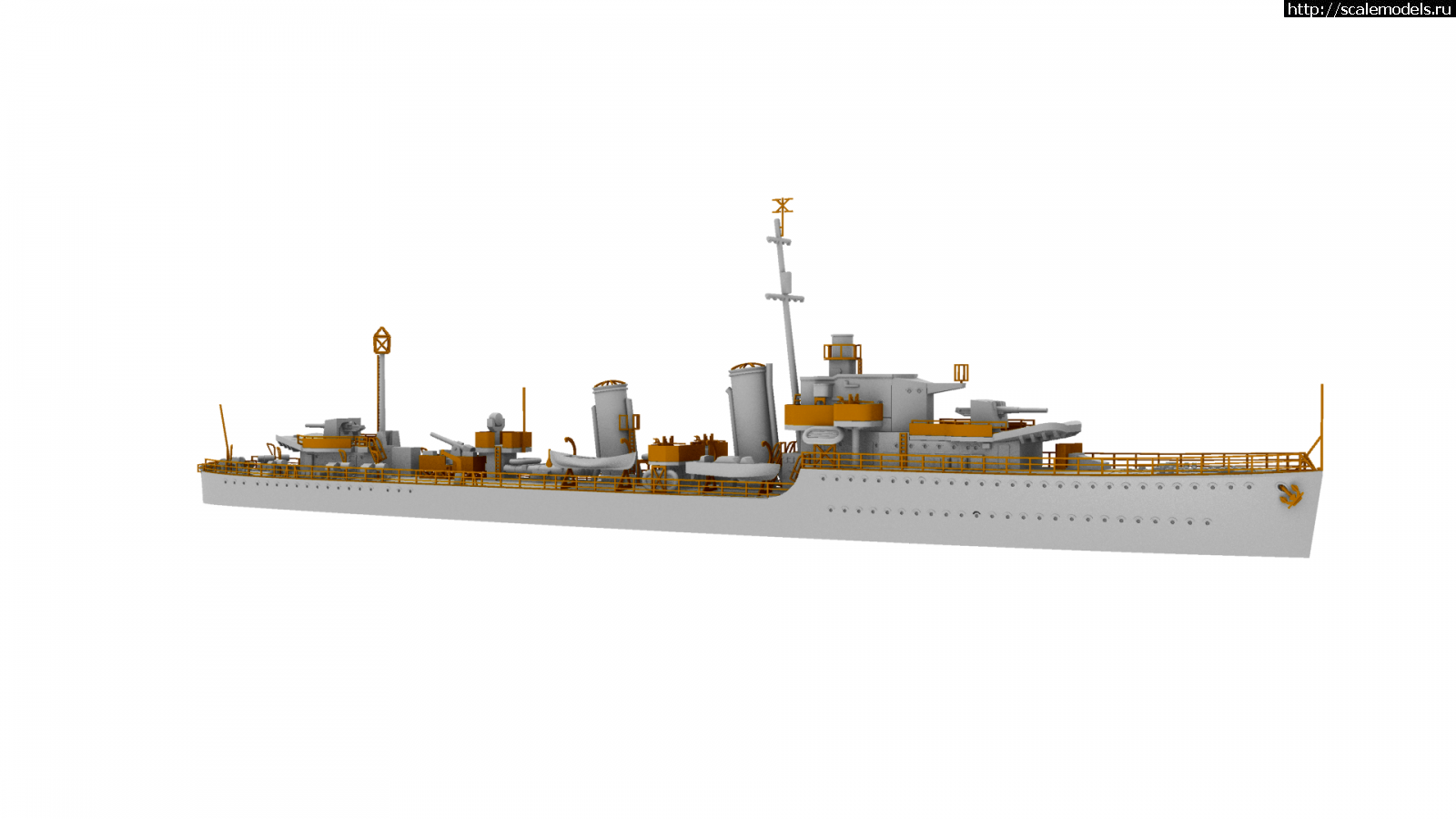 1593116383_105413467_3148144348640521_1927043833504567128_o.png :  IBG Models 1/700 HMS Harvester 1943 British H-class destroyer  