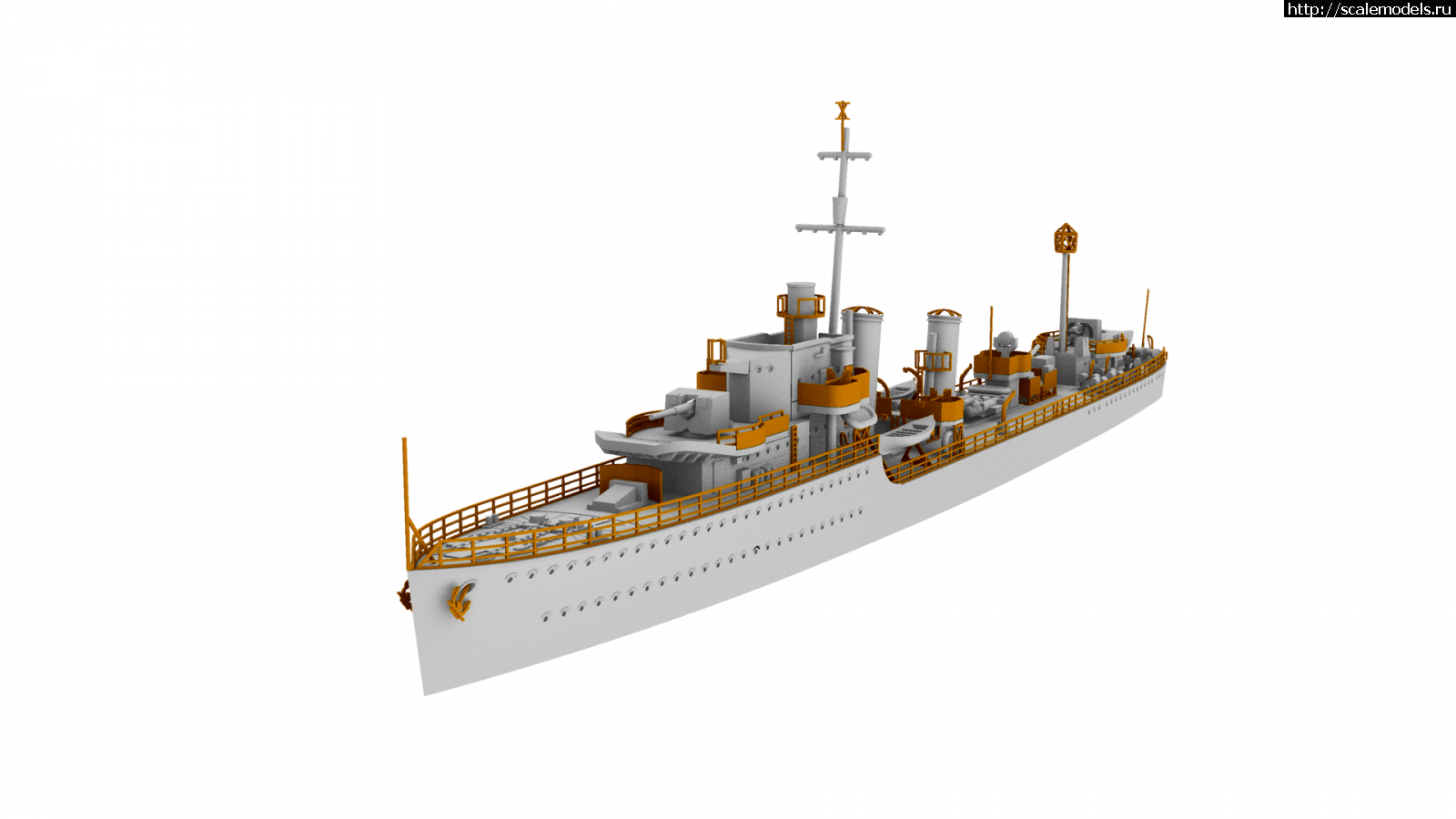 1593116386_105542413_3148144065307216_8018027541786857015_o.png :  IBG Models 1/700 HMS Harvester 1943 British H-class destroyer  