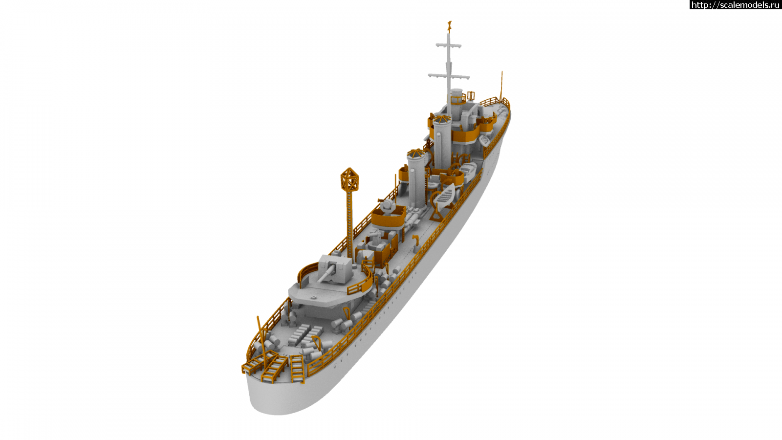 1593116390_105609308_3148144228640533_6016778537196987501_o.png :  IBG Models 1/700 HMS Harvester 1943 British H-class destroyer  