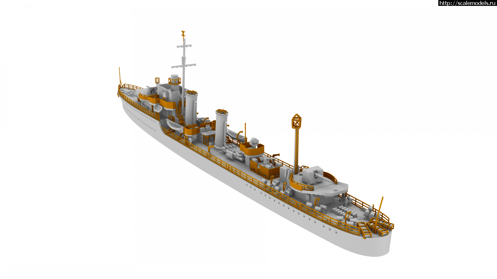 1593116391_105675949_3148144191973870_2657377243917827995_o.png :  IBG Models 1/700 HMS Harvester 1943 British H-class destroyer  