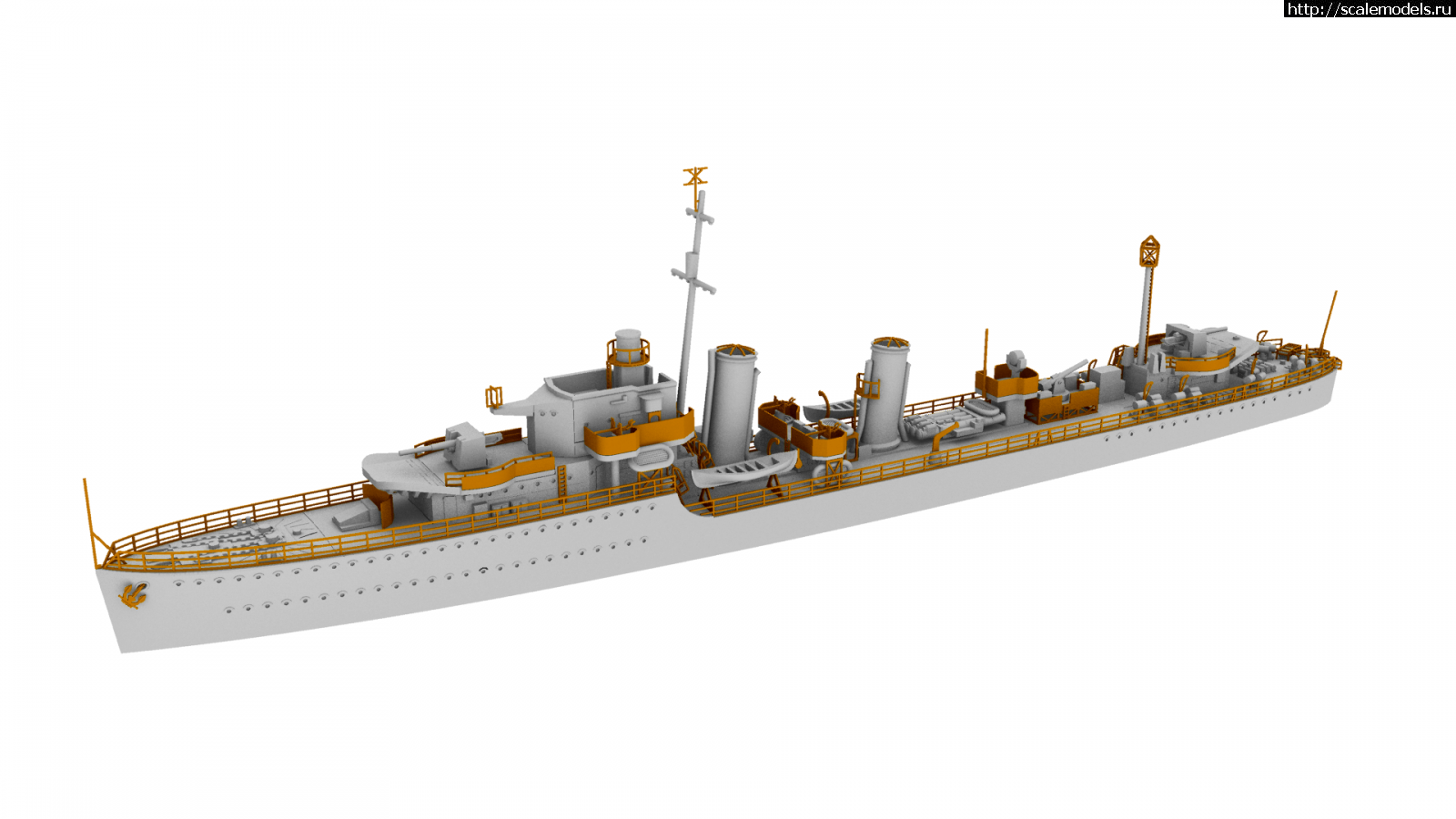 1593116393_105929439_3148144048640551_856581720607224578_o.png :  IBG Models 1/700 HMS Harvester 1943 British H-class destroyer  