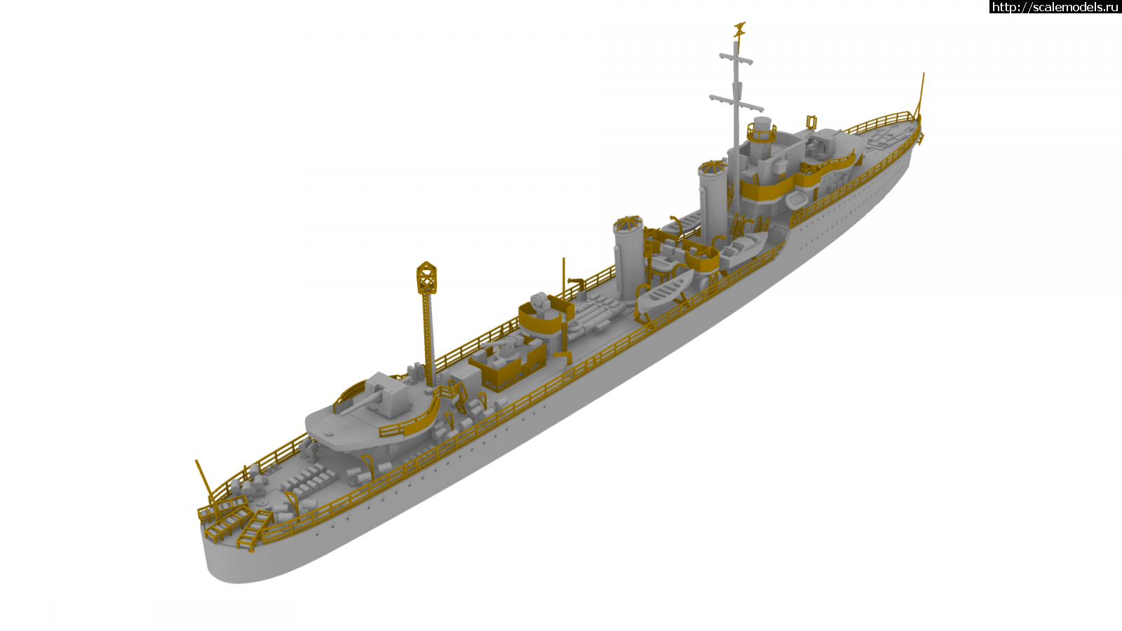 1593116395_106142981_3148144261973863_3587643036680807546_o.png :  IBG Models 1/700 HMS Harvester 1943 British H-class destroyer  