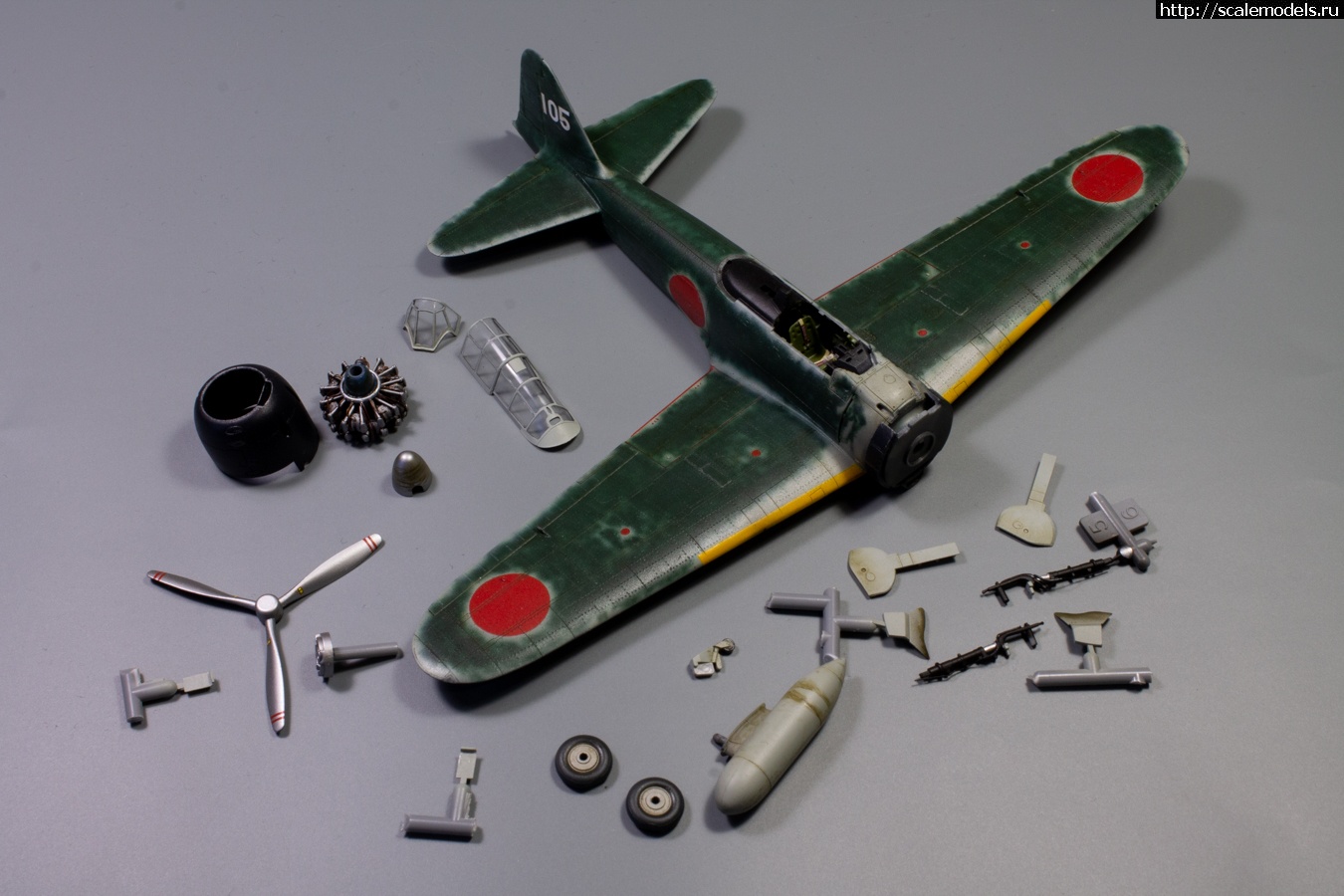 1593624014_IMG_3450.jpg : 1/72 Tamiya Mitsubishi A6M3 Zero model 22 - !  