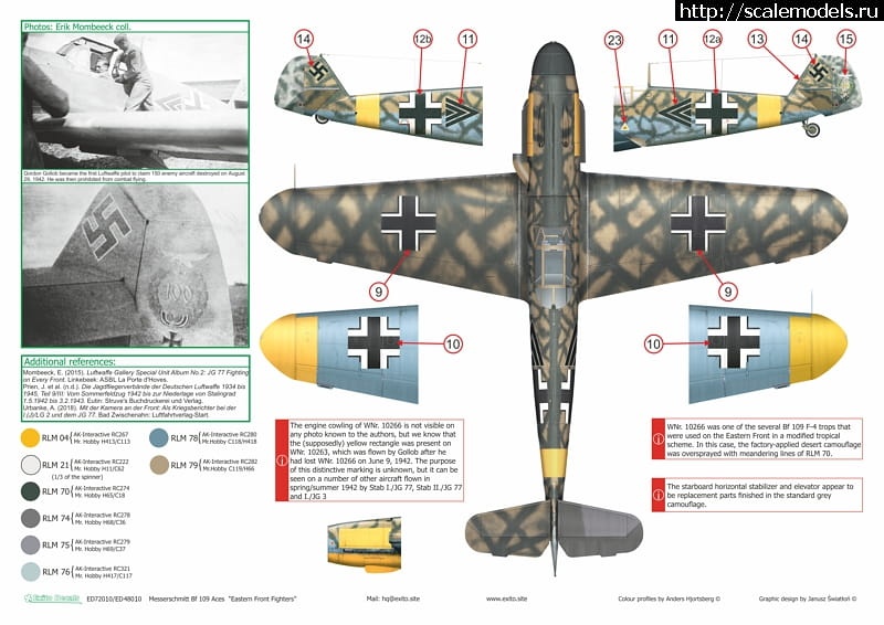 1594838298_e25c3eb1dcb60736206735de012ba52b.jpg :   Exito decals 1/48,1/72 Messerschmitt Bf 109 Aces  