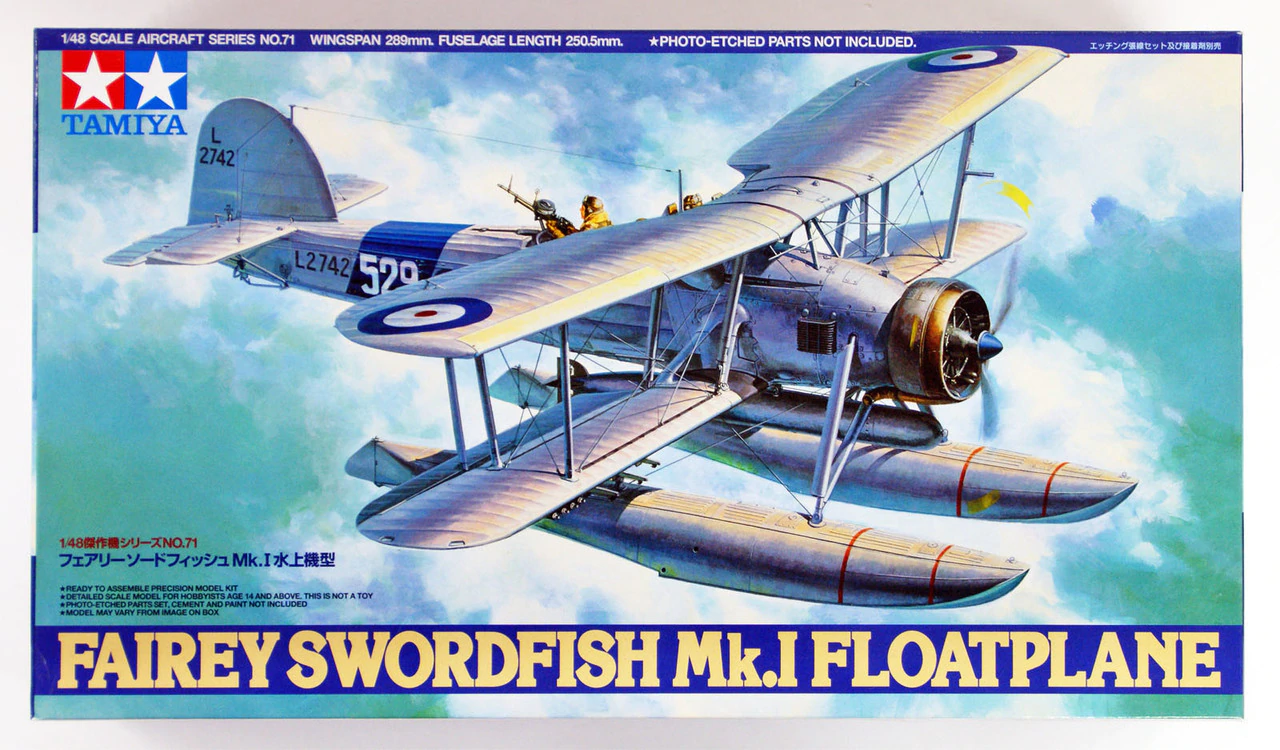 1596543594_61071_a__25427-1491197403.webp :  1/48 Tamiya 61071 fairey swordfish MK.I floatplane  