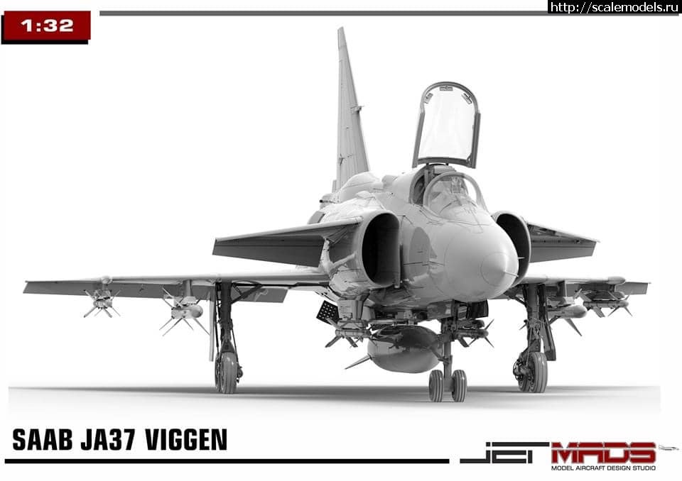 1599998787_119172820_10158057700133802_8053431914768170257_n.jpg :  Jet Mads 1/32 SAAB JA37 Viggen - 3D-  