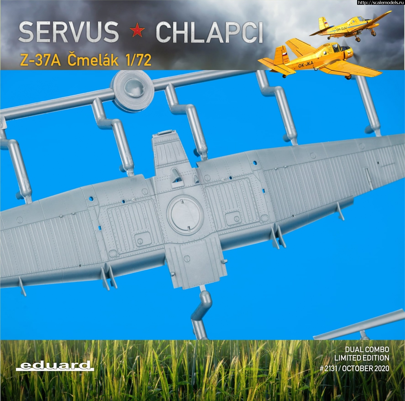 1601546336_120284157_3882969631717955_3797513939991284672_o.jpg :  Servus chlapci (Eduard) 1/72 Zlin Z-37A Cmelak - Dual Combo  