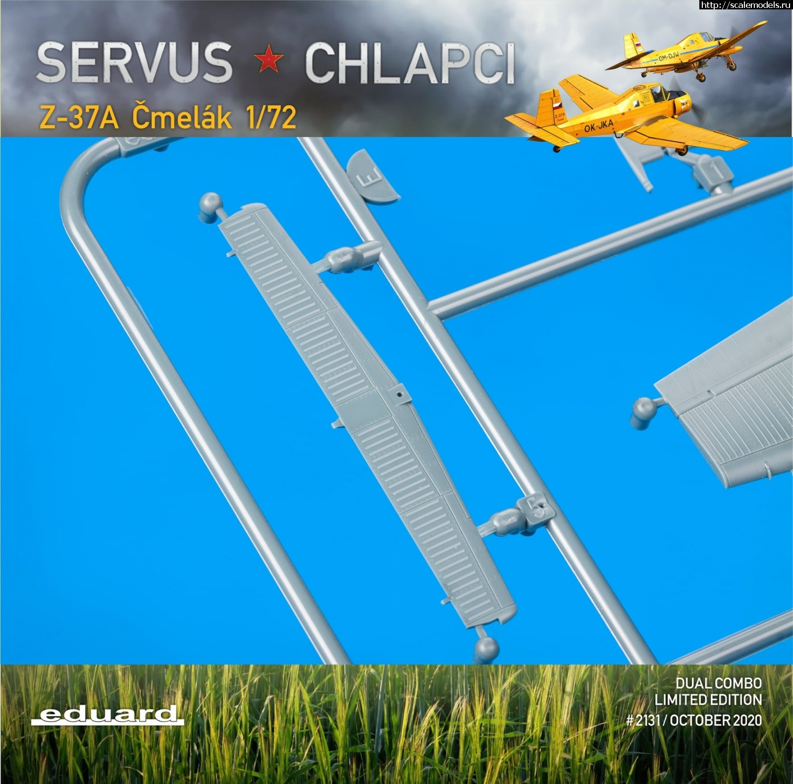 1601546341_120272163_3882969785051273_8330937418195265121_o.jpg :  Servus chlapci (Eduard) 1/72 Zlin Z-37A Cmelak - Dual Combo  