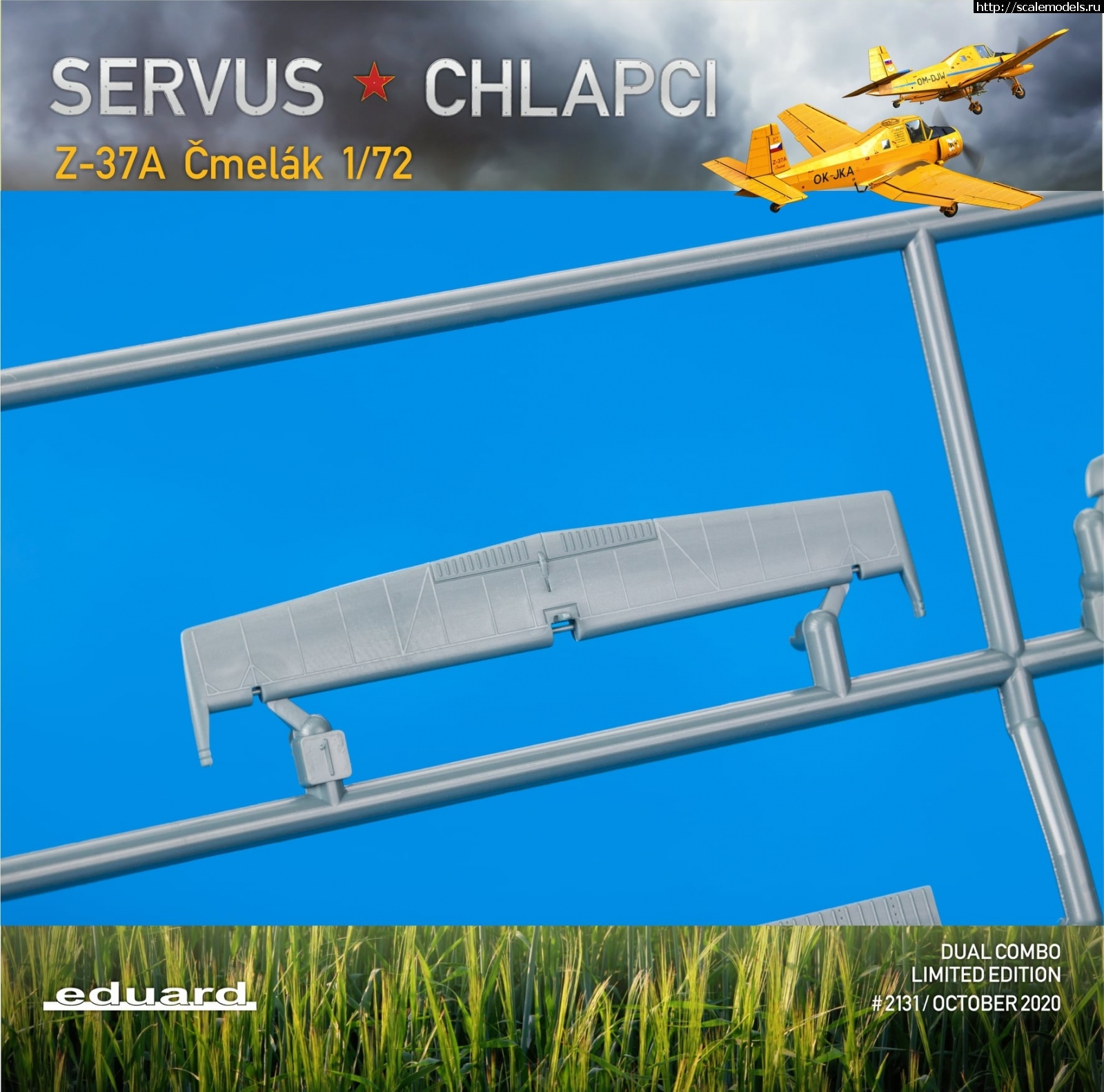 1601546343_120273665_3882970645051187_7533699701861030687_o.jpg :  Servus chlapci (Eduard) 1/72 Zlin Z-37A Cmelak - Dual Combo  