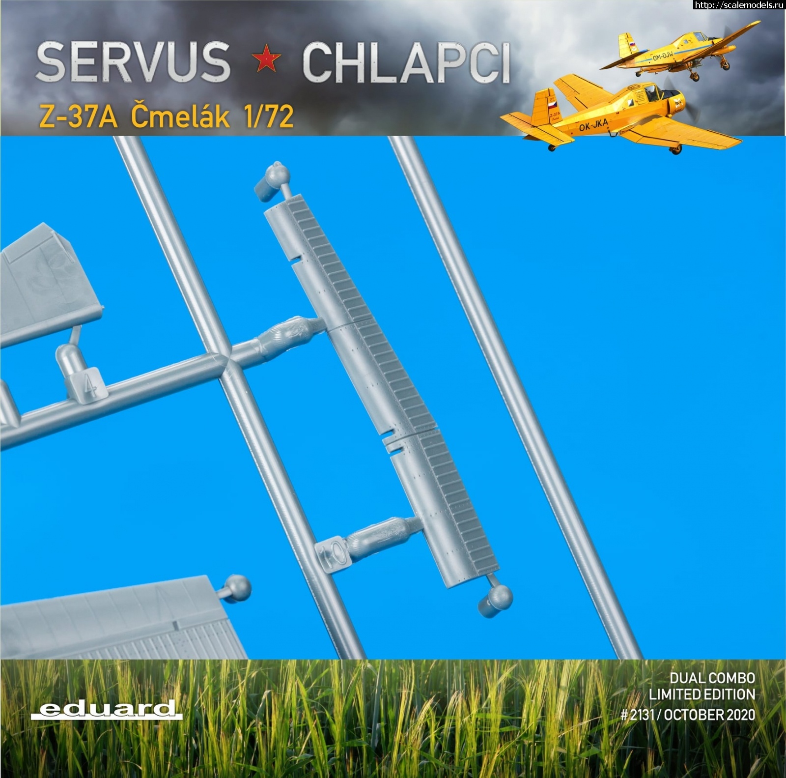 1601546345_120339333_3882970508384534_7008061233494079888_o.jpg :  Servus chlapci (Eduard) 1/72 Zlin Z-37A Cmelak - Dual Combo  