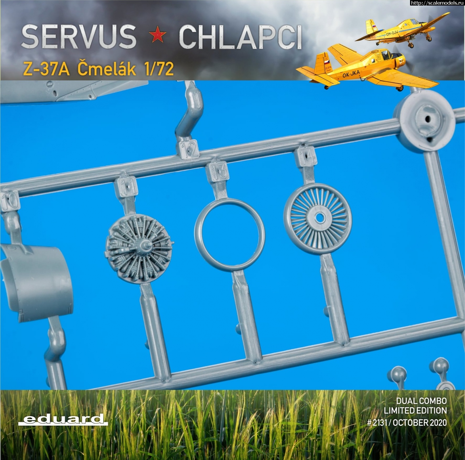 1601546352_120361720_3882971585051093_1680925491552205470_o.jpg :  Servus chlapci (Eduard) 1/72 Zlin Z-37A Cmelak - Dual Combo  