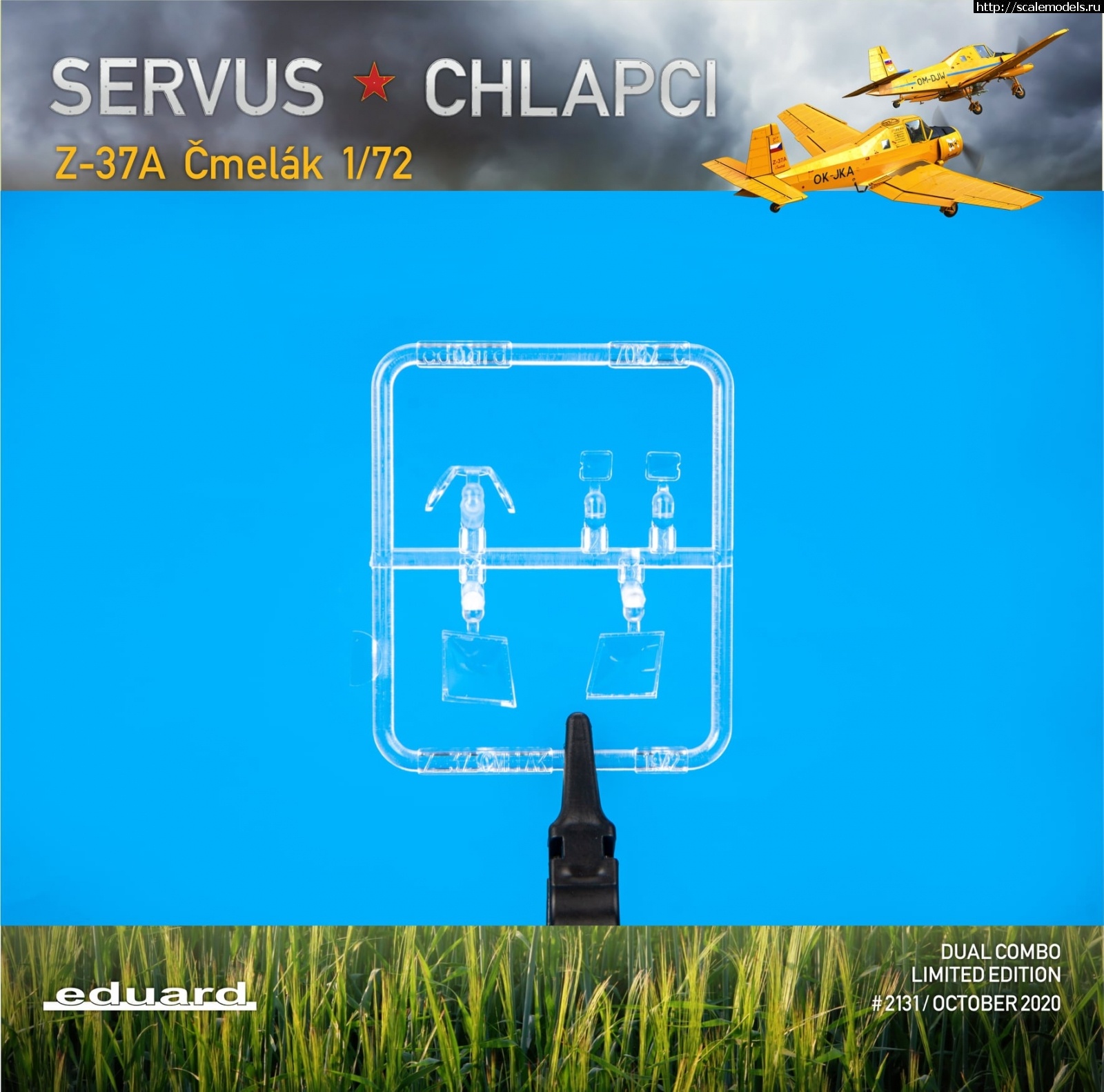 1601546364_120260314_3882972278384357_4376207228919566697_o.jpg :  Servus chlapci (Eduard) 1/72 Zlin Z-37A Cmelak - Dual Combo  