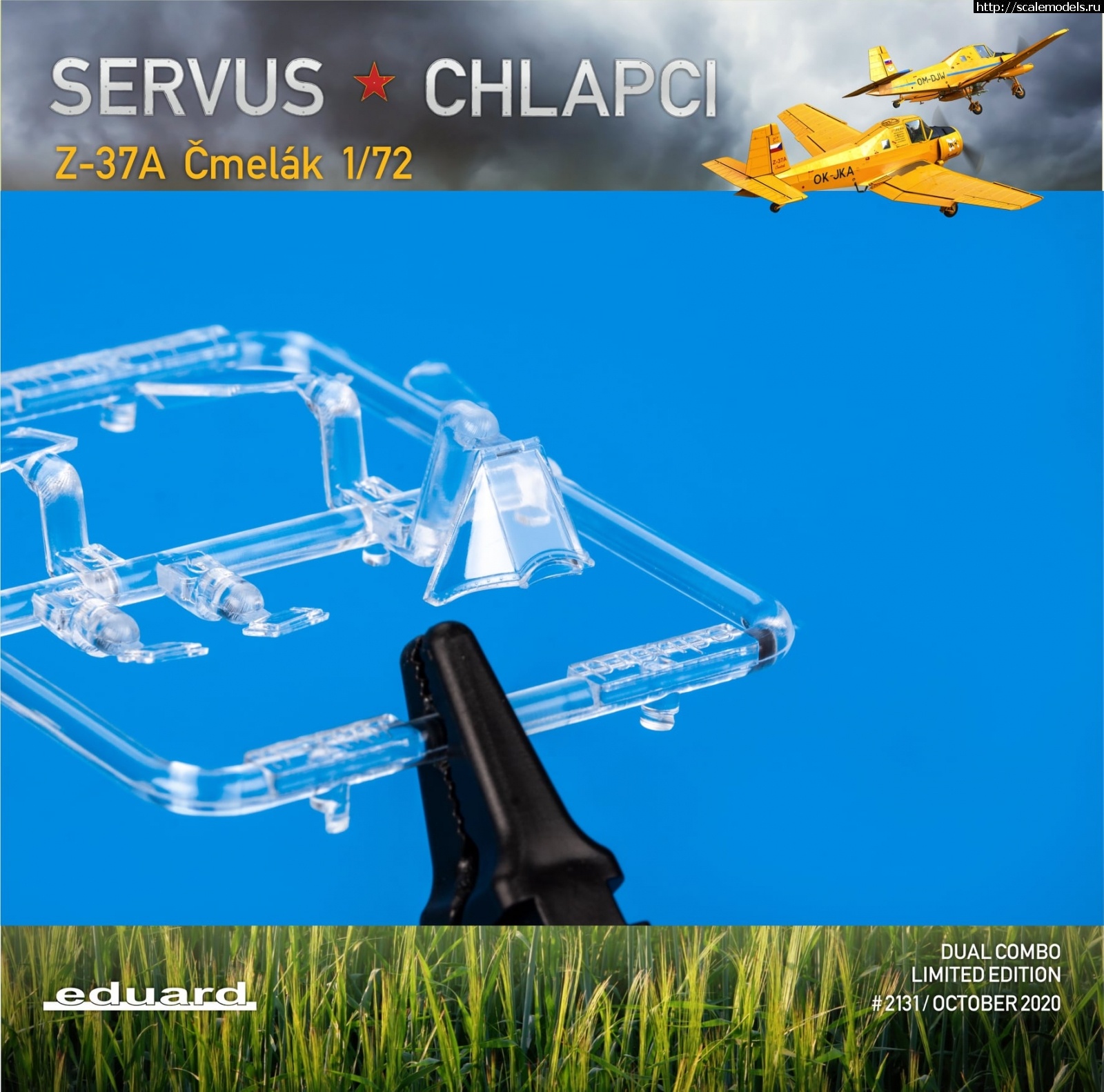 1601546367_120486339_3882972558384329_2900134728681734920_o.jpg :  Servus chlapci (Eduard) 1/72 Zlin Z-37A Cmelak - Dual Combo  