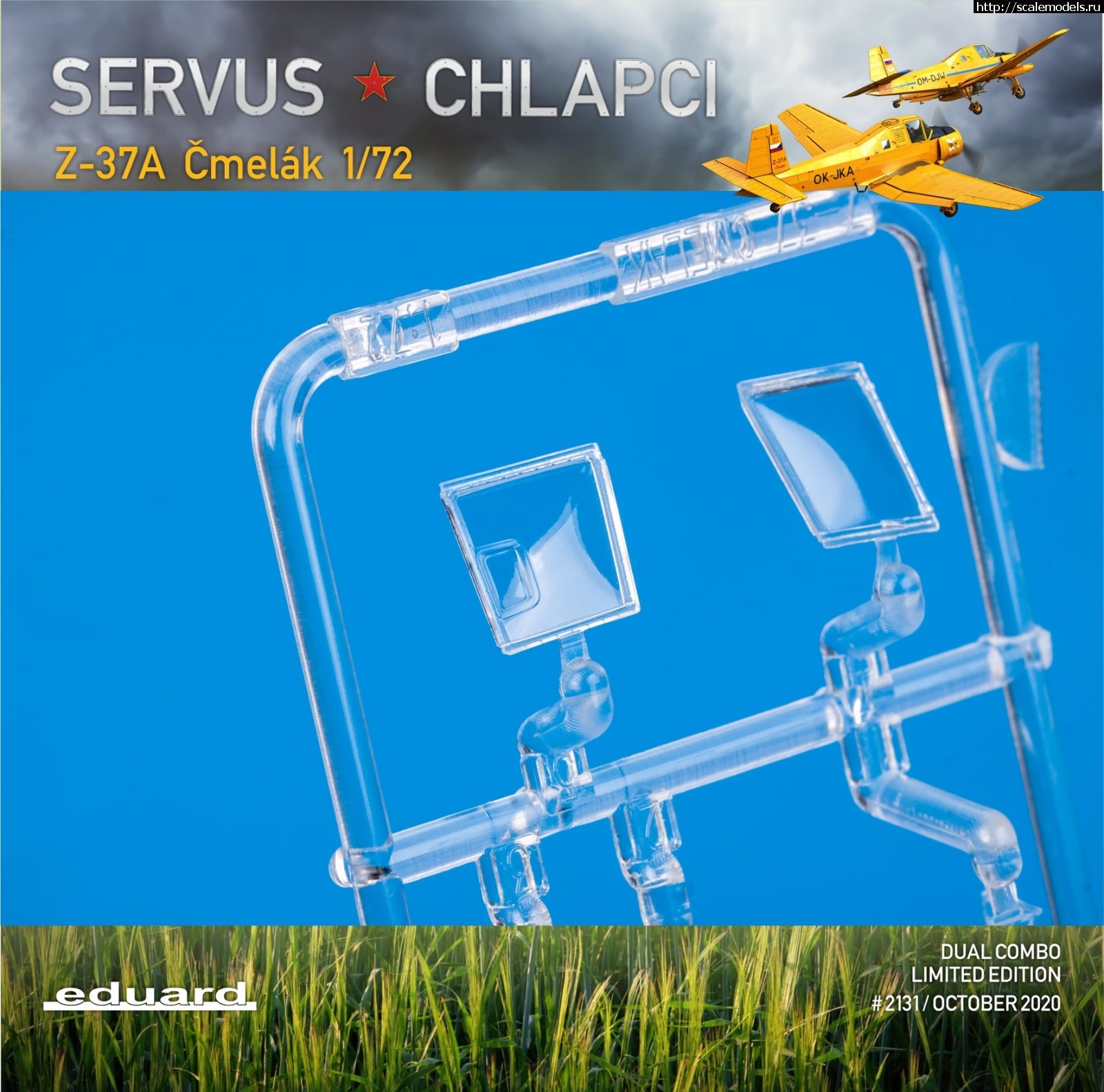 1601546369_120184004_3882972728384312_9081472206765789074_o.jpg :  Servus chlapci (Eduard) 1/72 Zlin Z-37A Cmelak - Dual Combo  