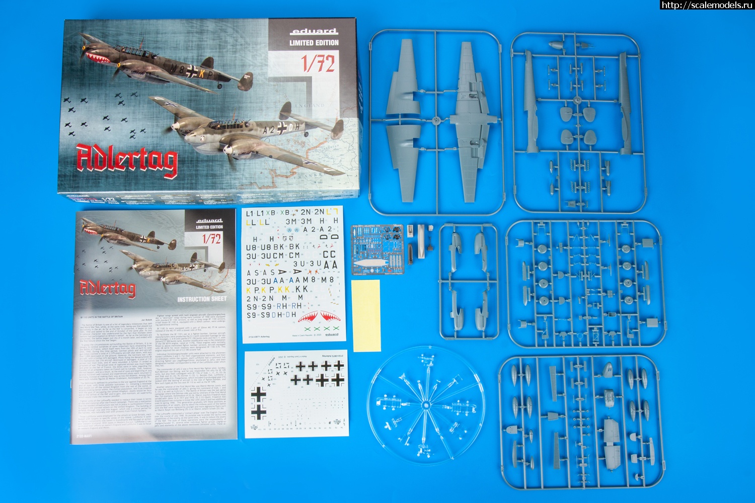 1604573743_2132_00.jpg :  Eduard 1/48  1/72 Messerschmitt Bf 110C/D Adlertag  