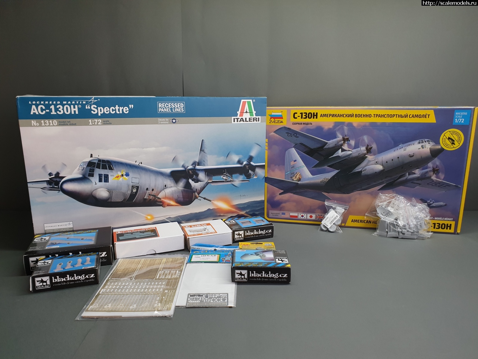 1605260413_20201113_120507.jpg : Italeri AC-130H Spectre 1/72 +  C-130H 1/72 !  