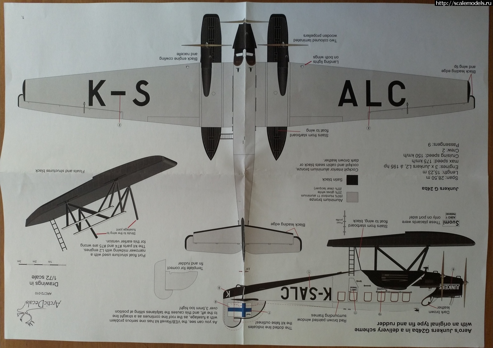 1606295639_IMG_20201125_085204.jpg : 1/72 Revell (Plasticart) Junkers G-24, .  