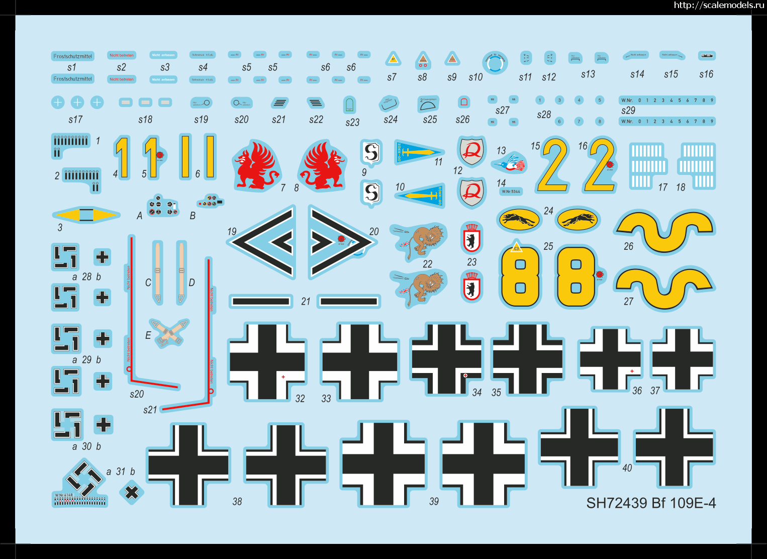 1606561953_SH72439-decals.png :  Special Hobby 1/72 Messerschmitt Bf 109E-4 -     