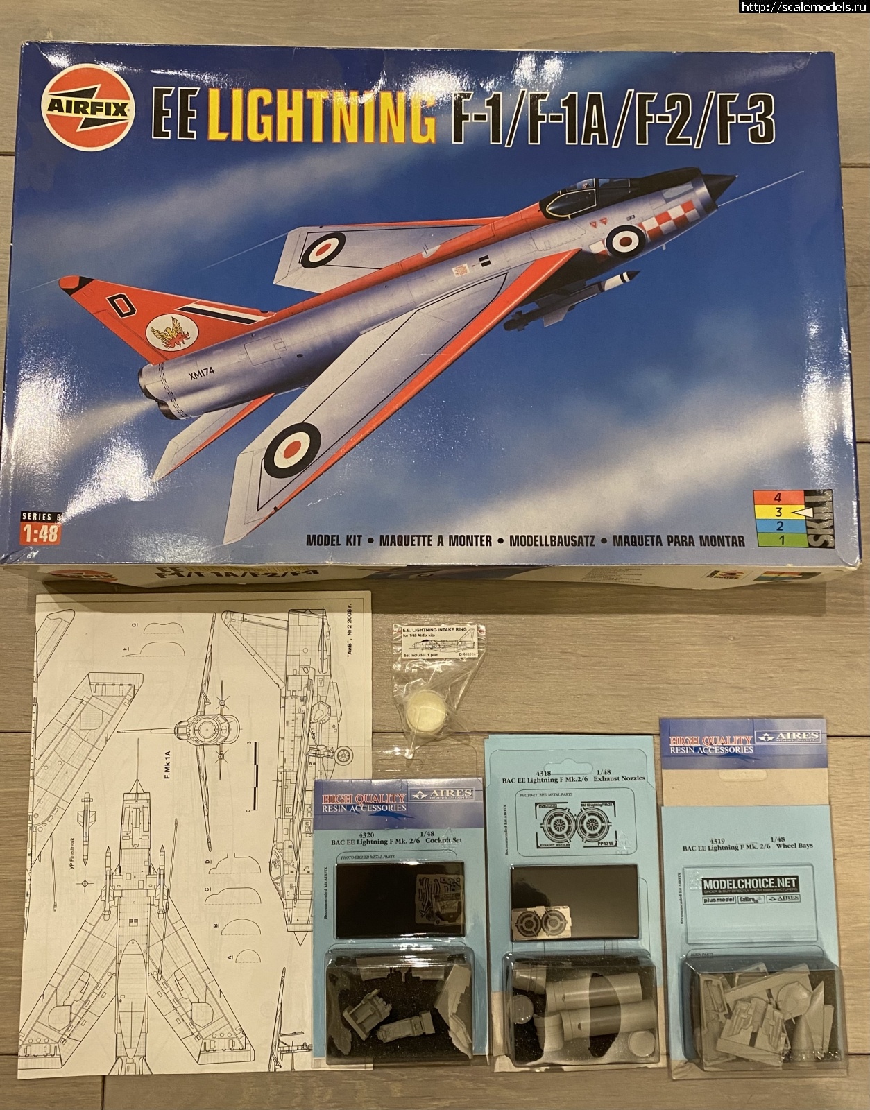 1609457378_C4EE76C3-2A03-4ED8-AC47-6FDDCDFBB65C.jpeg : BAC EE LIGHTNING F-3 1/48 Airfix + Aires.  