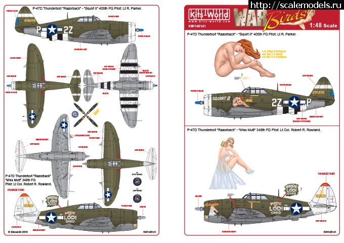 1610781339_KW48141.jpg : #1664064/ Tamiya 1/48 P-47D THUNDERBOLT "RAZORBACK".  