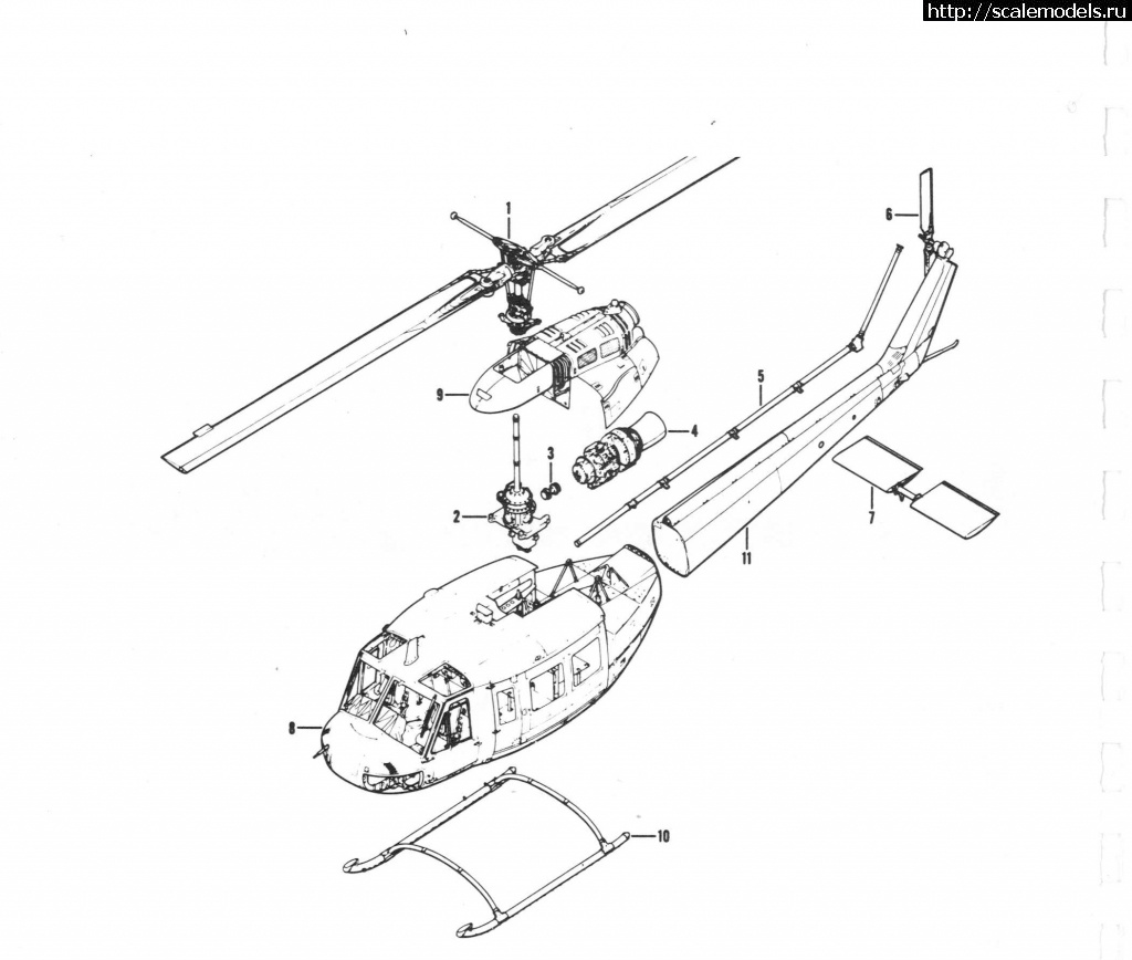 1612527852_Exploded-view-of-helicopter-2-2.jpg : #1668189/ Italeri UH-1D Iroquois 1/48 !  