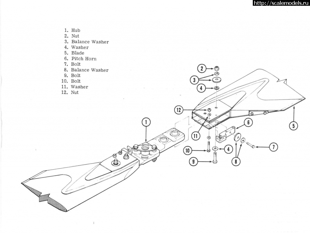 1612528243_Tail-Rotor-Hub-and-Blade-Assembly-6-60.jpg : #1668189/ Italeri UH-1D Iroquois 1/48 !  