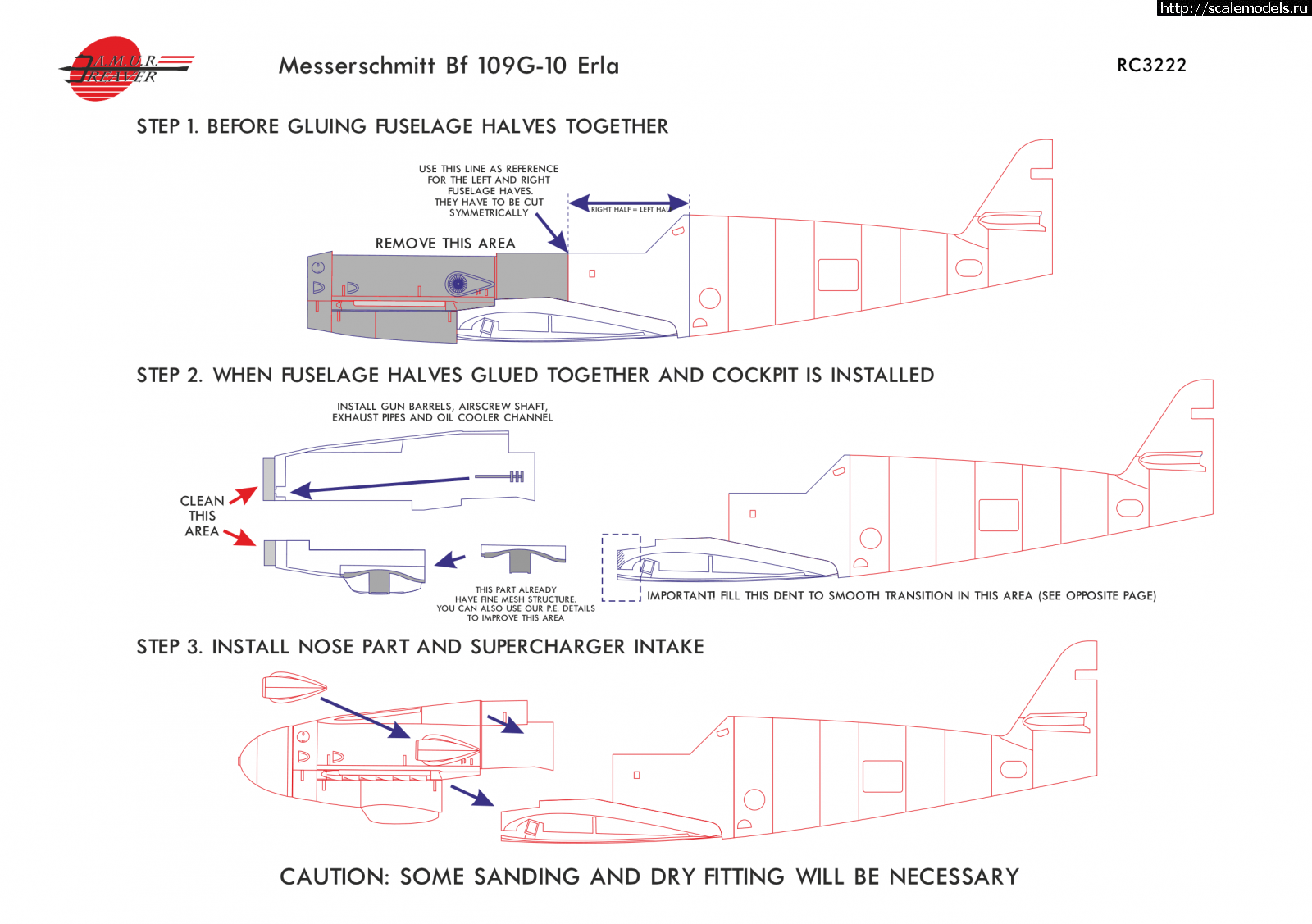 1614590883_RC3222-Instr.png : A.M.U.R.Reaver RC3222  Revell Bf109G-10 Erla 1/32  