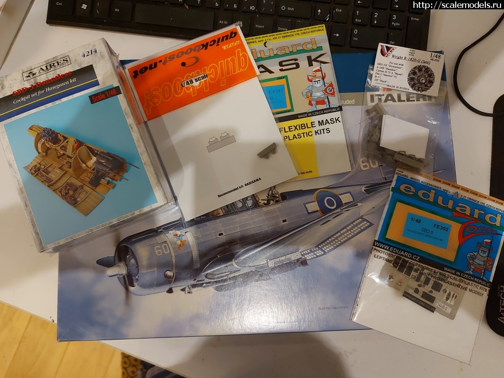 1617571758_20210327_204526.jpg : Accurate Miniatures / Italeri SBD 5 Dauntless 1/48  